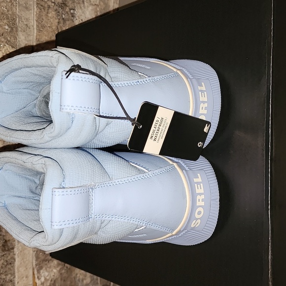 Sorel Brand New Women's Light Blue Winter Boots Snow Boots Waterproof - Picture 4 of 9